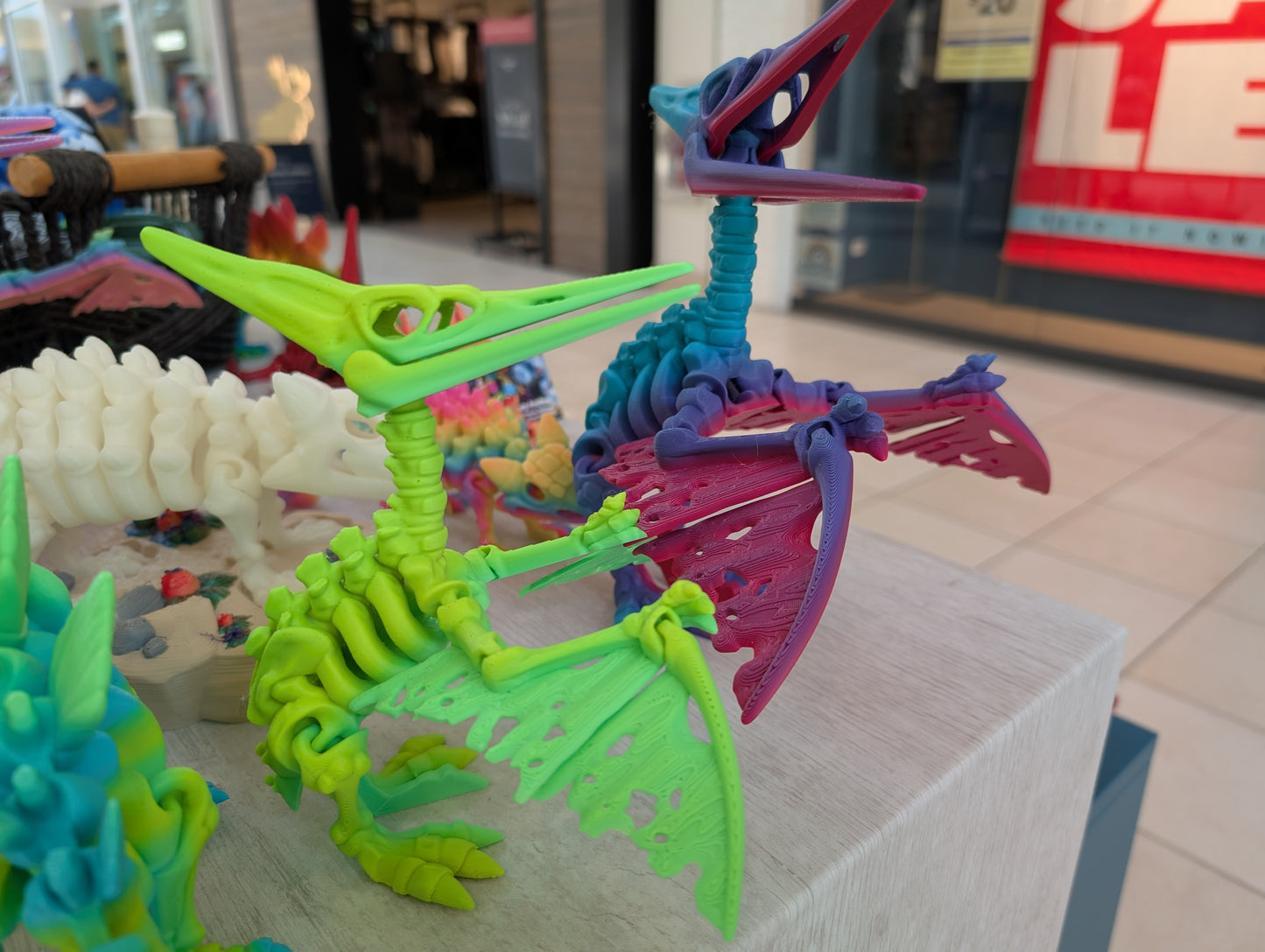Skeleton Pteranodon (Single Color)