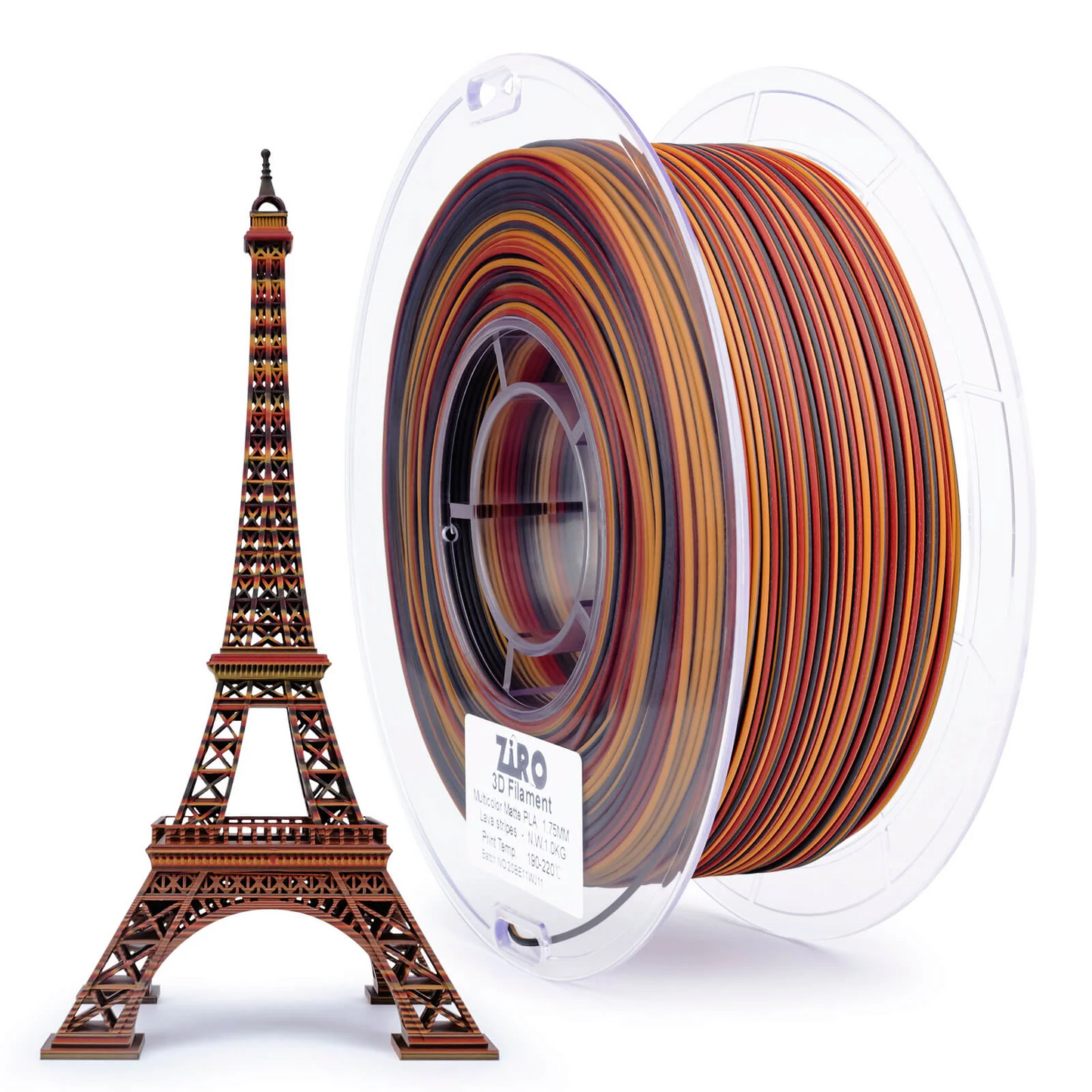 Ziro3D Stripes Matte PLA Filament