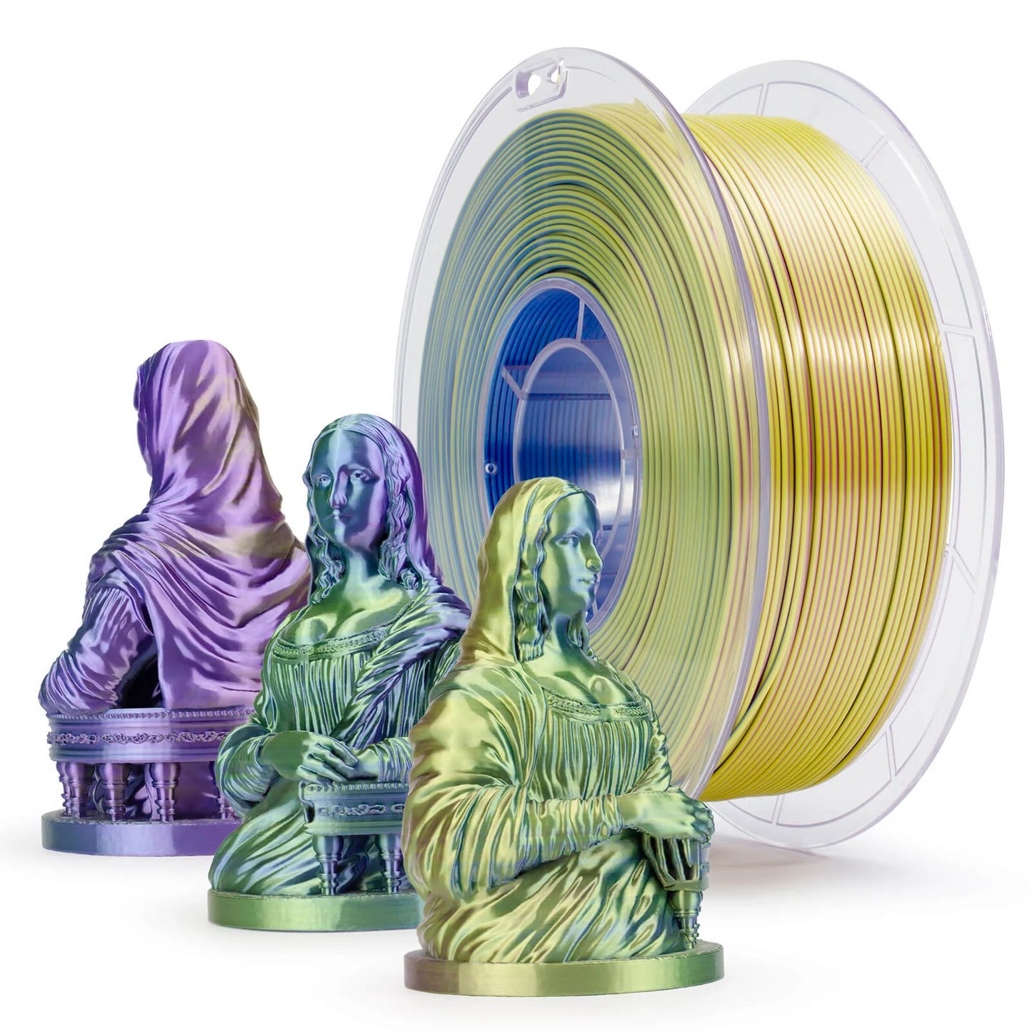 Ziro3D Tri-Color Silk PLA Filament