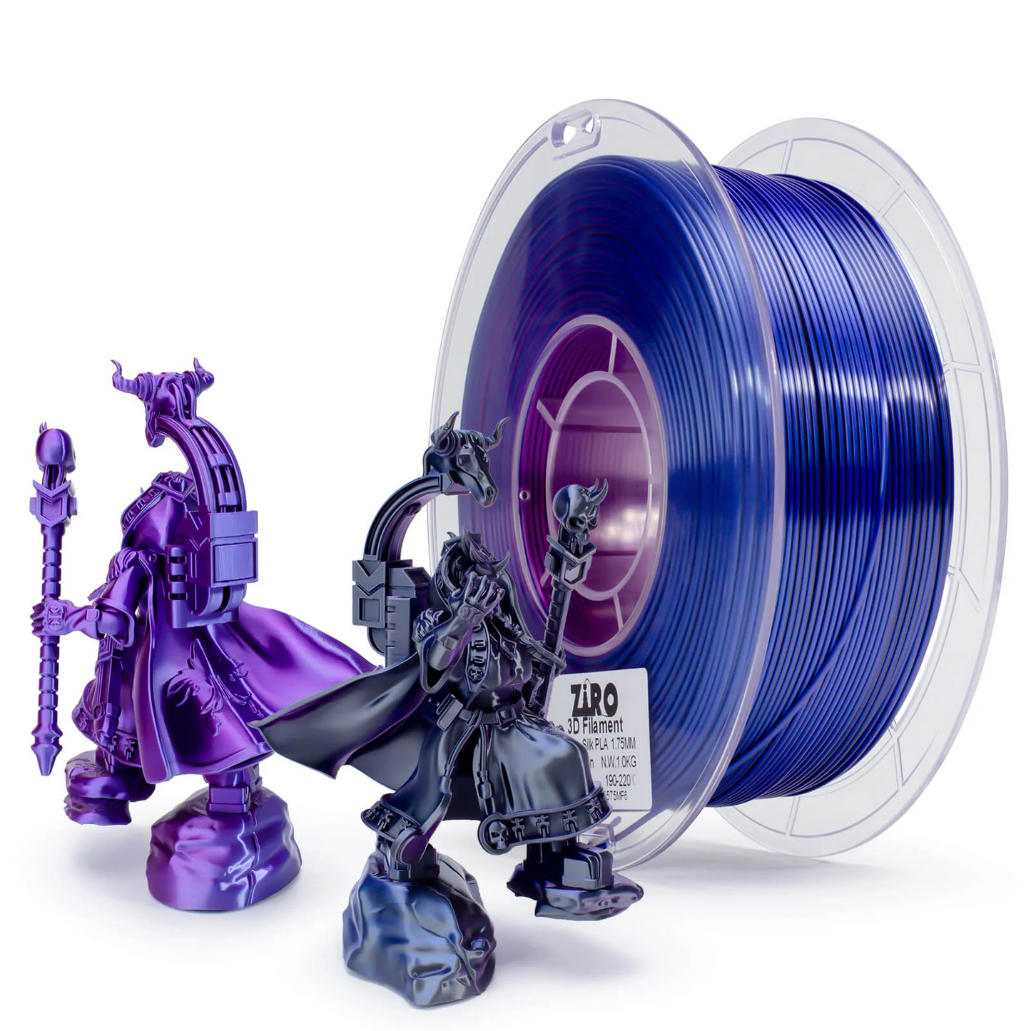 Ziro3D Tri-Color Silk PLA Filament