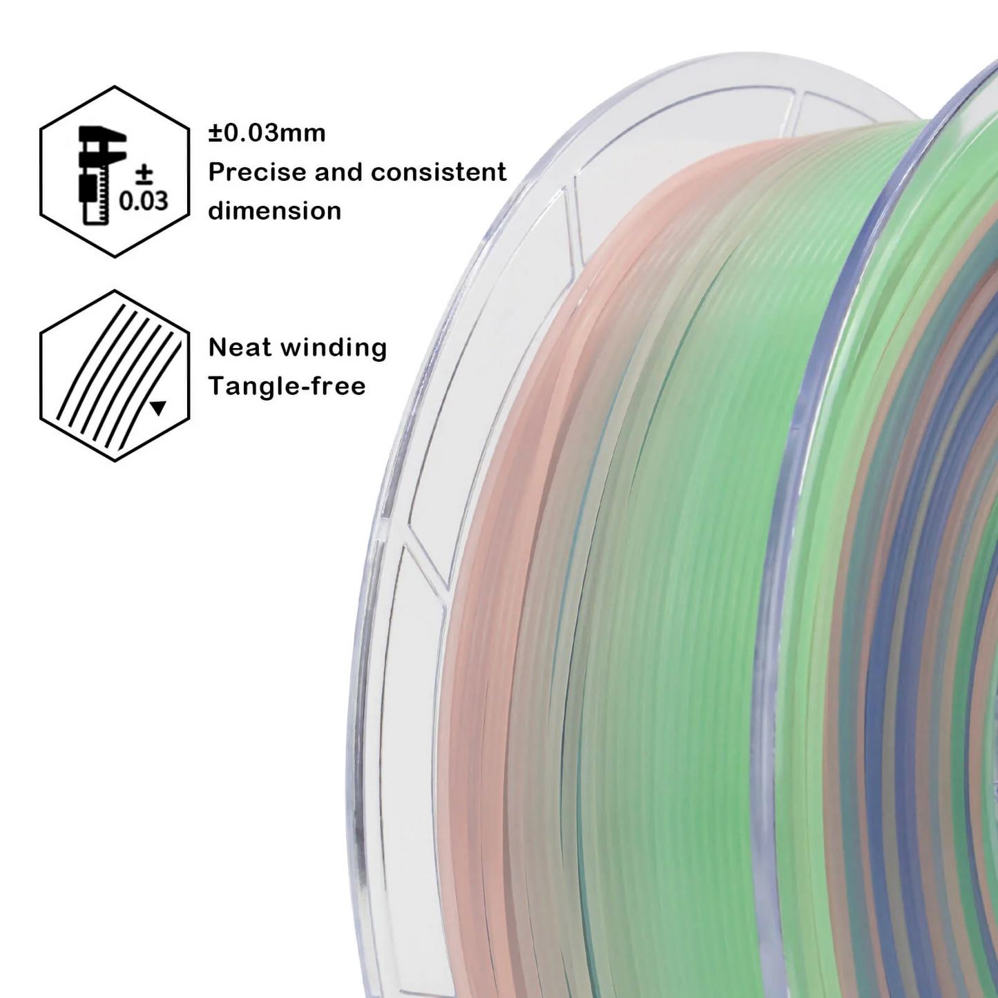 Ziro3D Glow in the Dark PLA Pro Filament