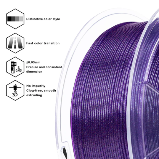 Ziro3D Iridescent PLA Filament