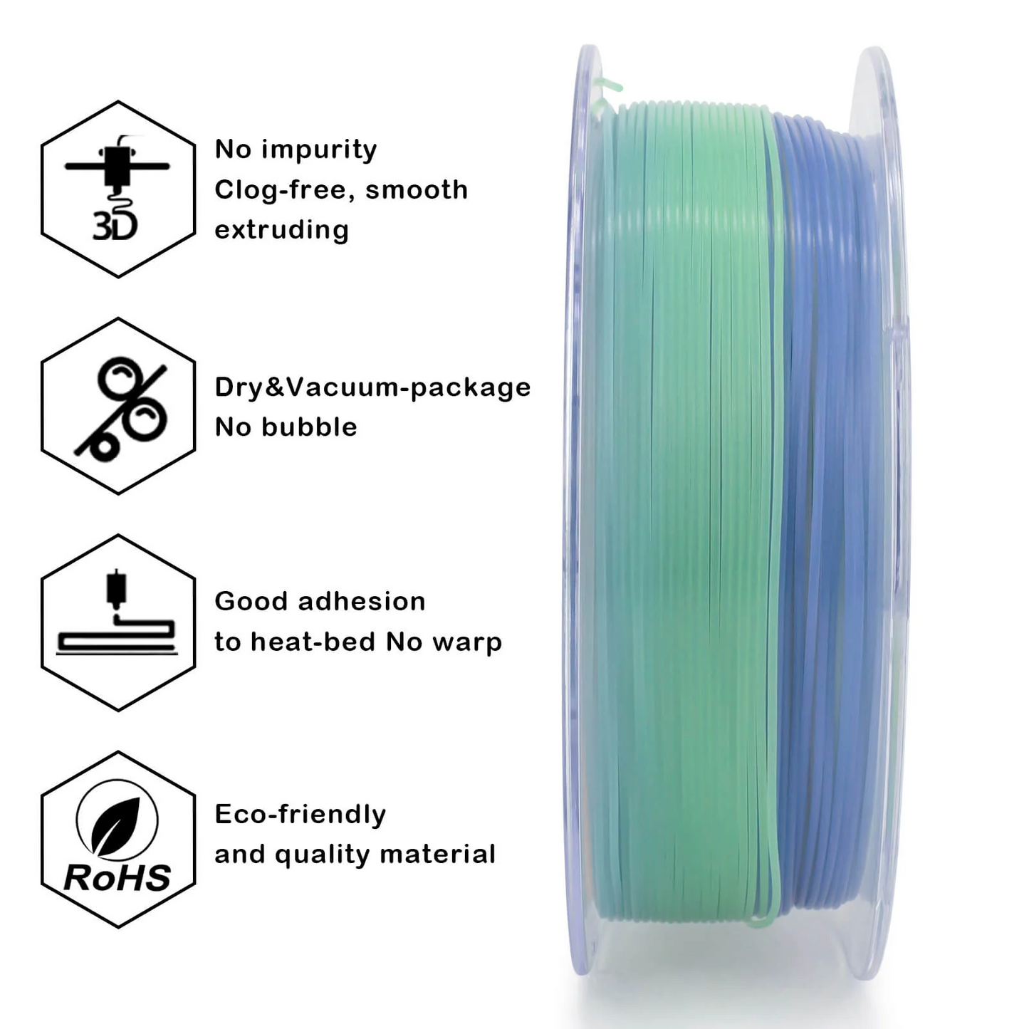 Ziro3D Glow in the Dark PLA Pro Filament