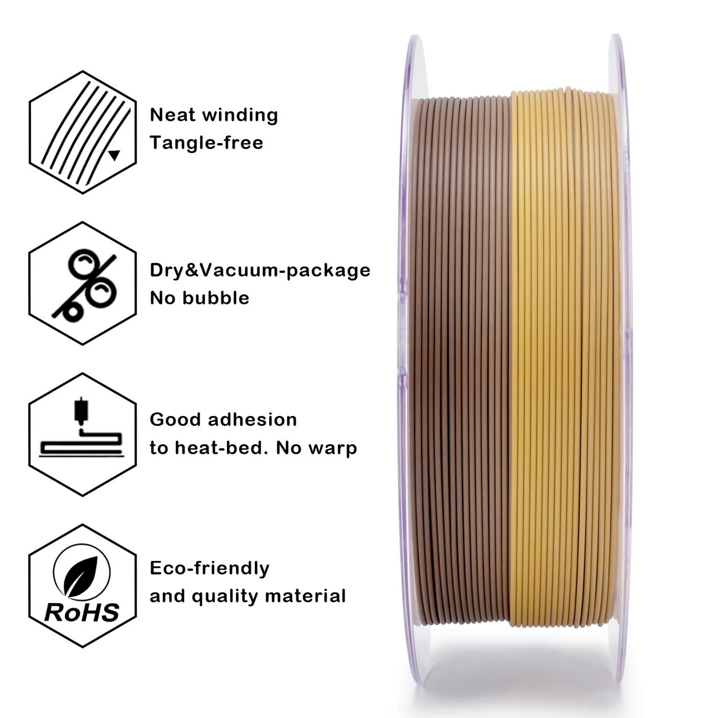 Ziro3D Fast Gradient Matte PLA Filament