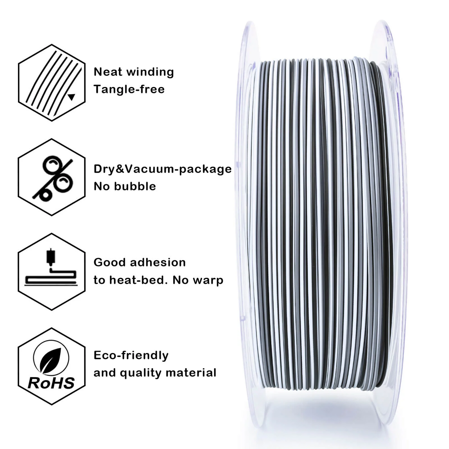 Ziro3D Stripes Matte PLA Filament