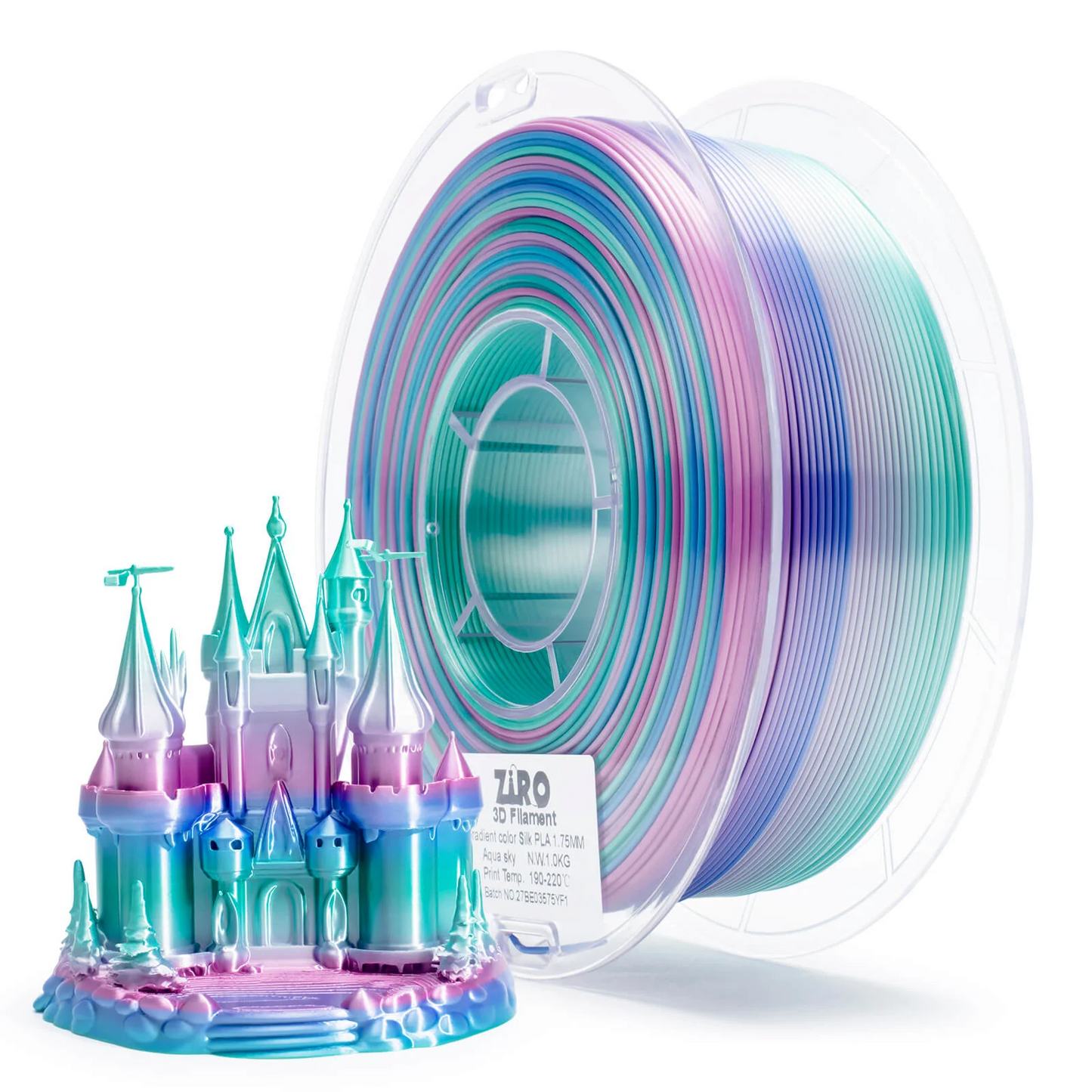 Ziro3D Fast Gradient Silk PLA Filament