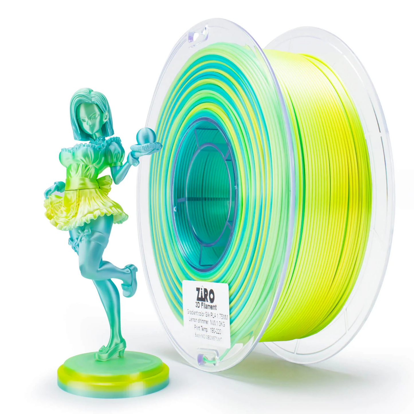 Ziro3D Fast Gradient Silk PLA Filament