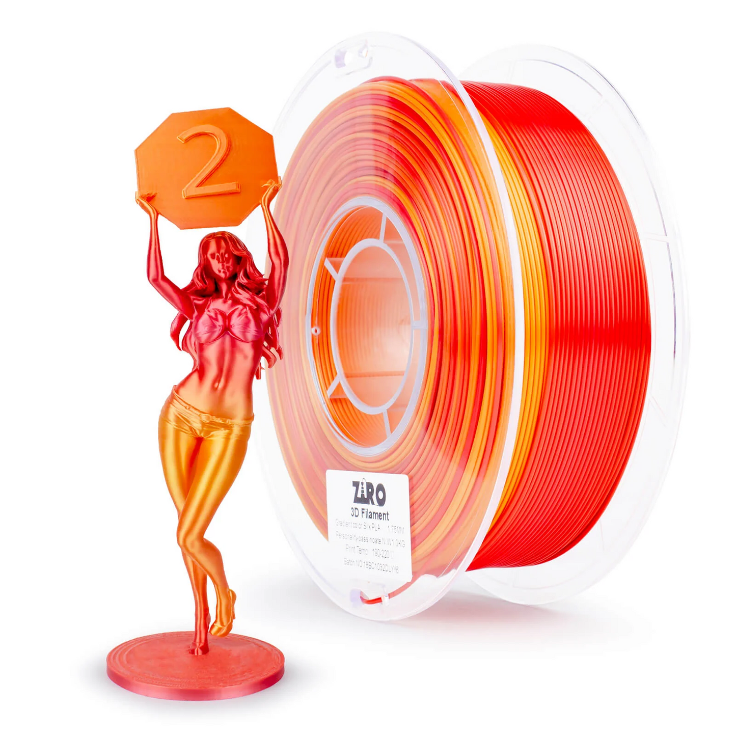 Ziro3D Fast Gradient Silk PLA Filament