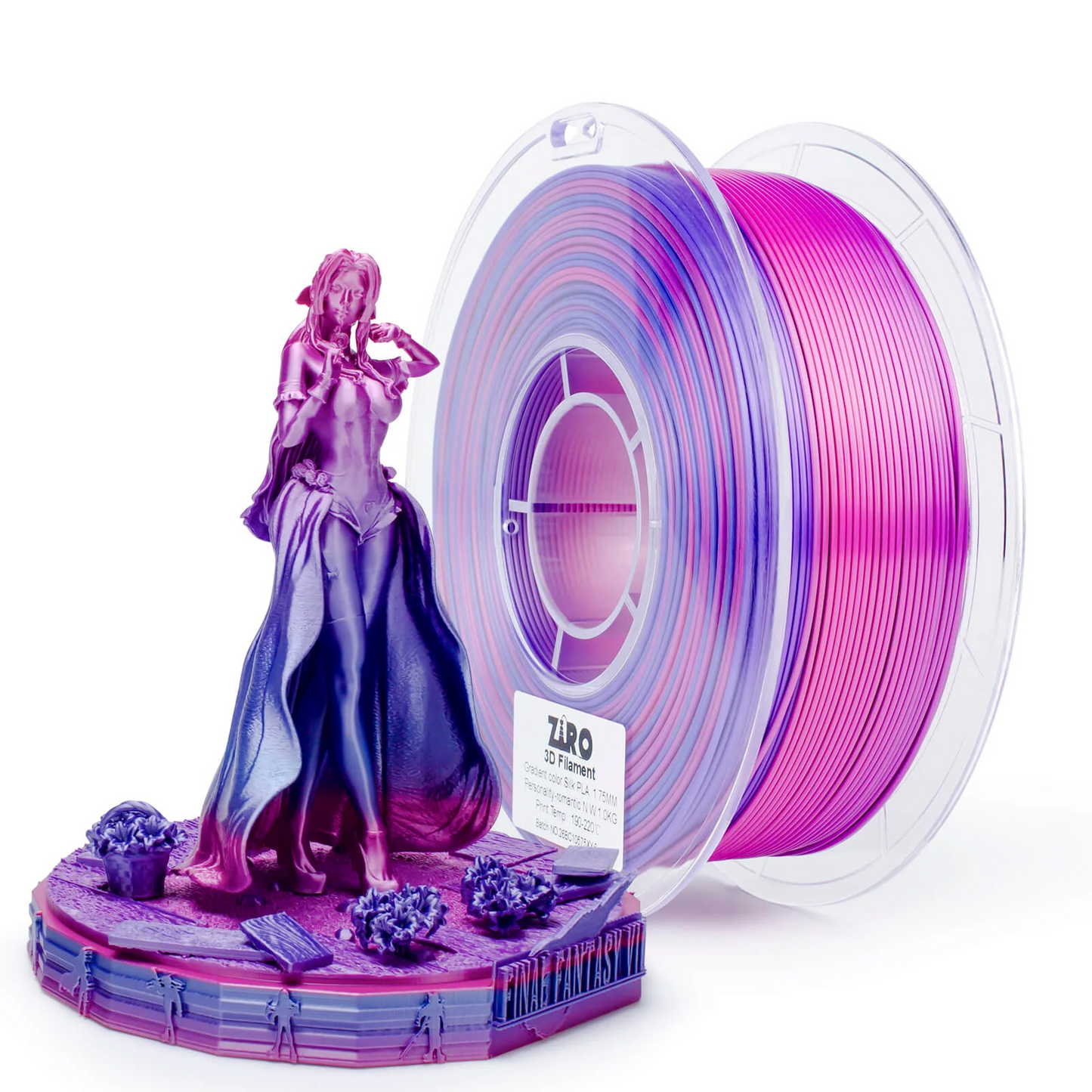 Ziro3D Fast Gradient Silk PLA Filament