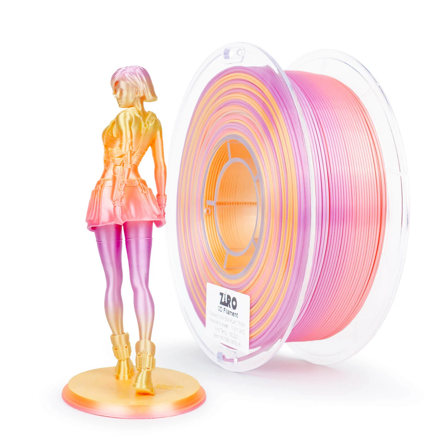 Ziro3D Fast Gradient Silk PLA Filament
