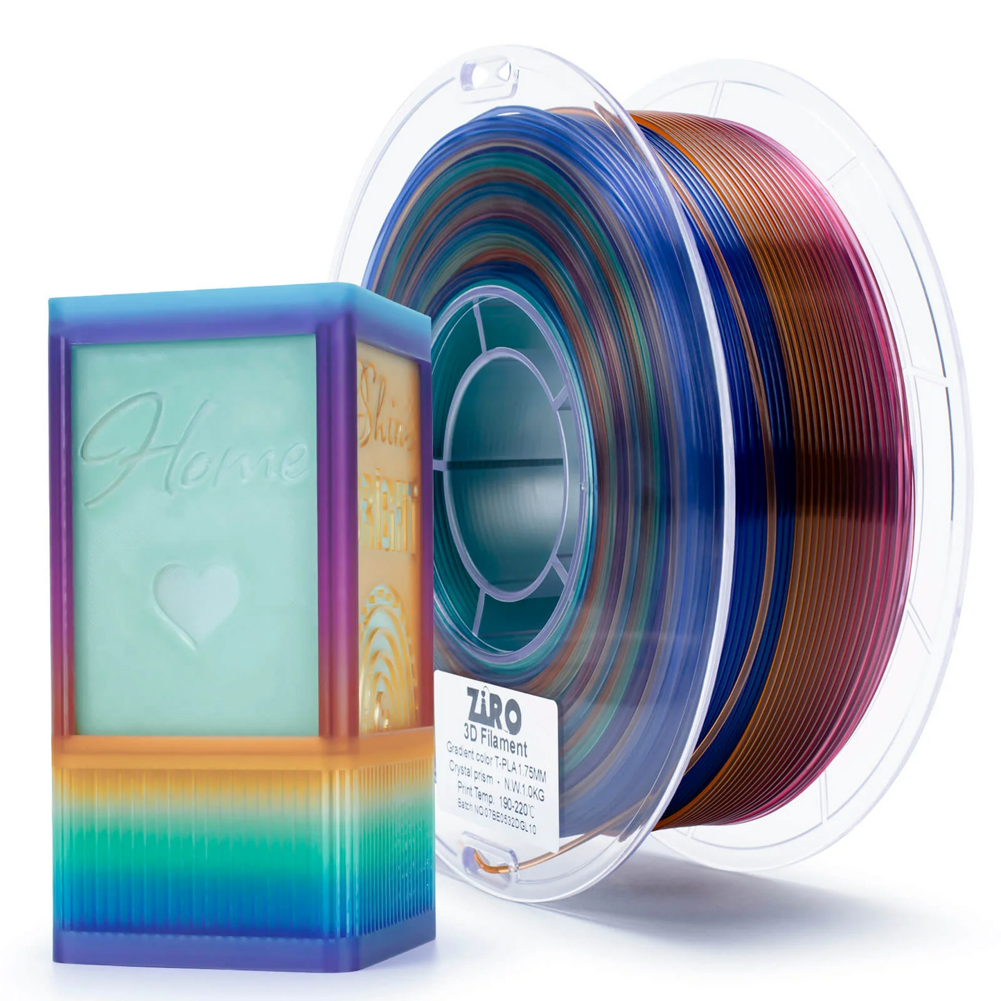 Ziro3D Gradient Translucent PLA Filament