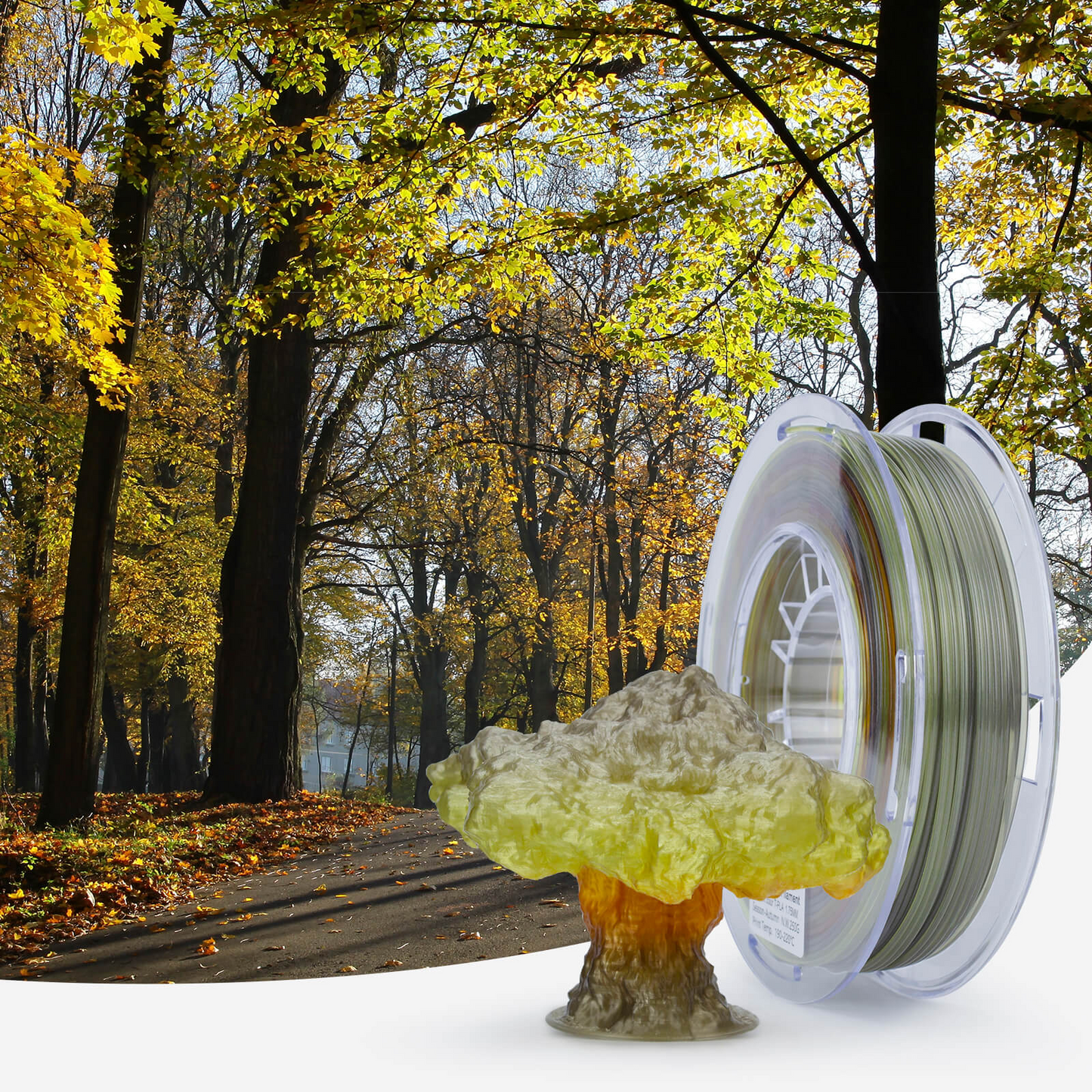 Ziro3D Gradient Translucent PLA Filament