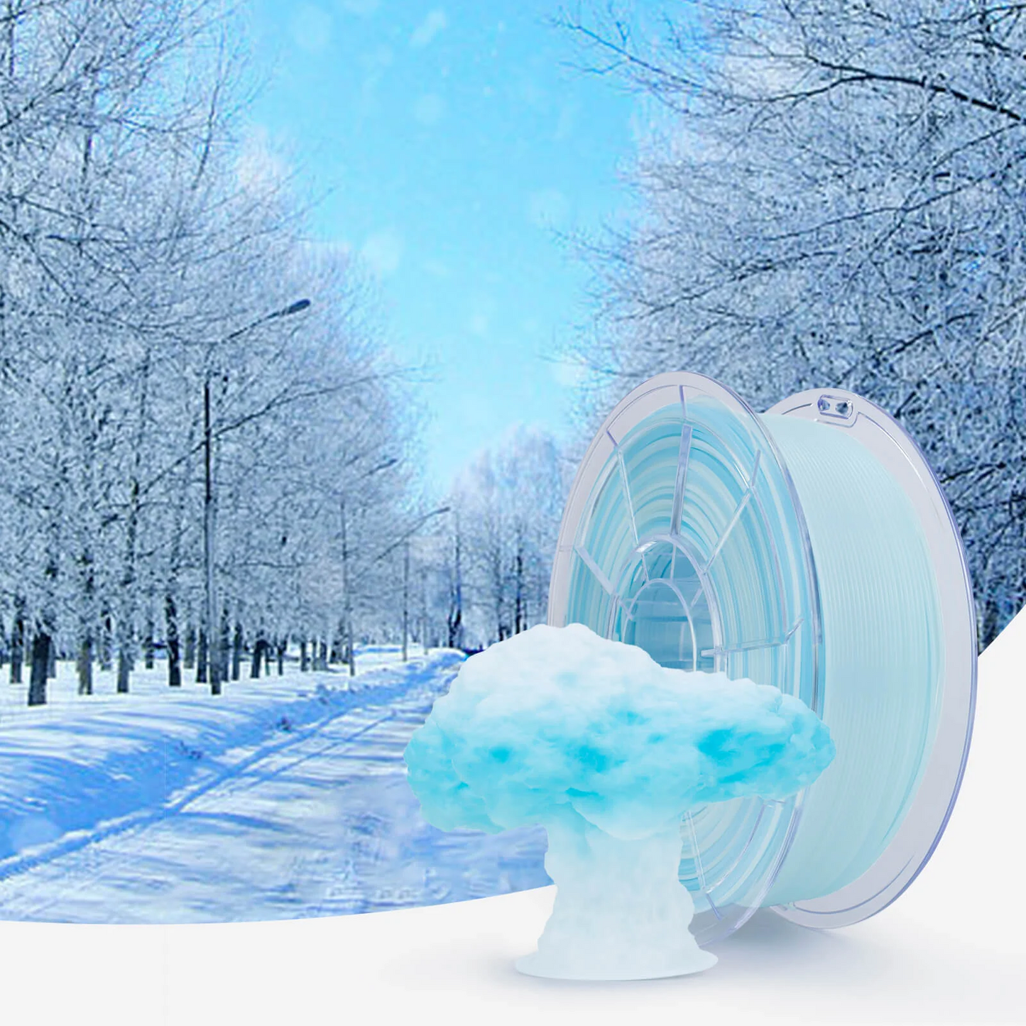 Ziro3D Gradient Translucent PLA Filament