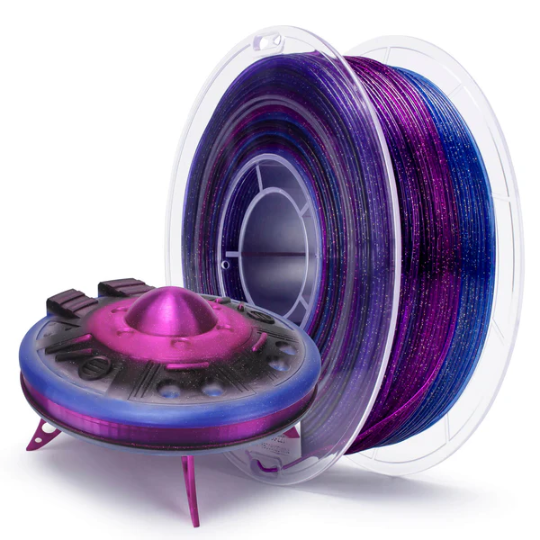 Ziro3D Gradient Twinkling Translucent PLA Filament