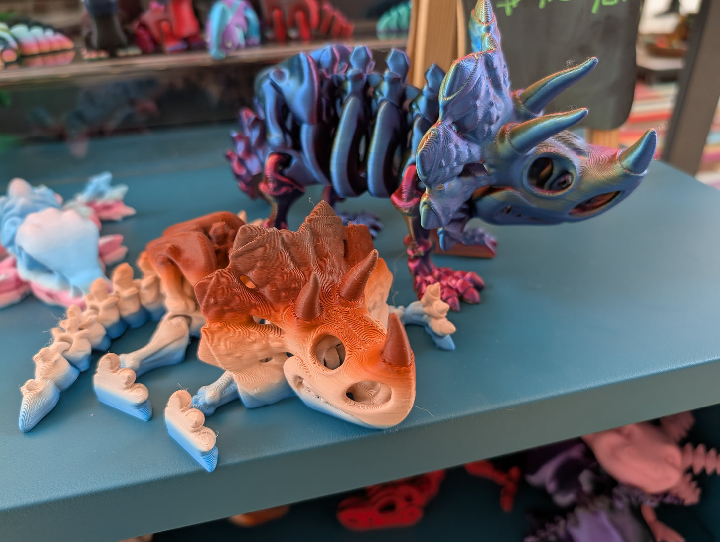 Skeleton Triceratops (Single Color)