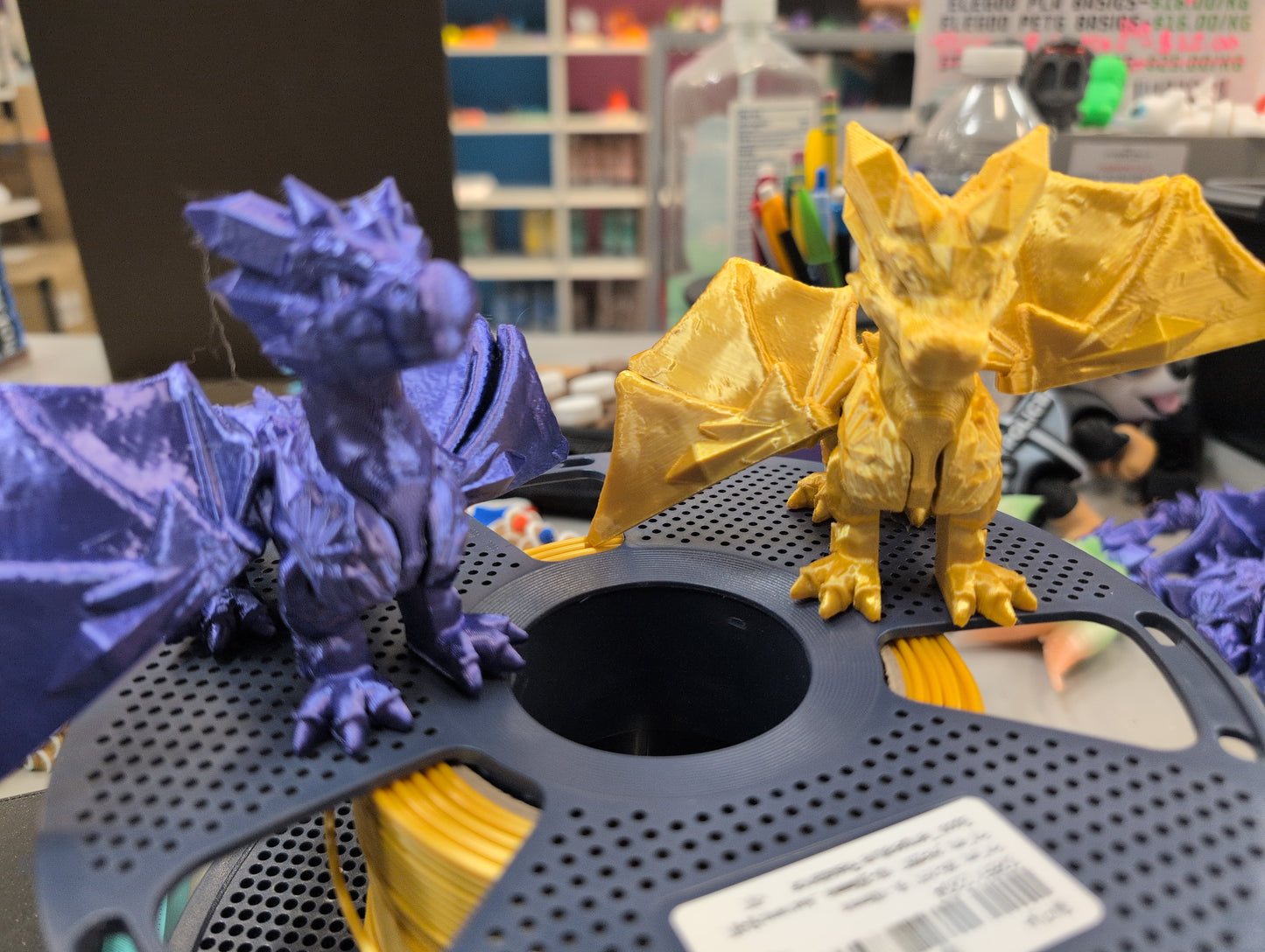 Standing Crystal Dragon
