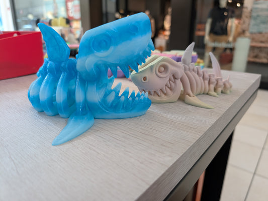 Skeleton Shark (Single Color)